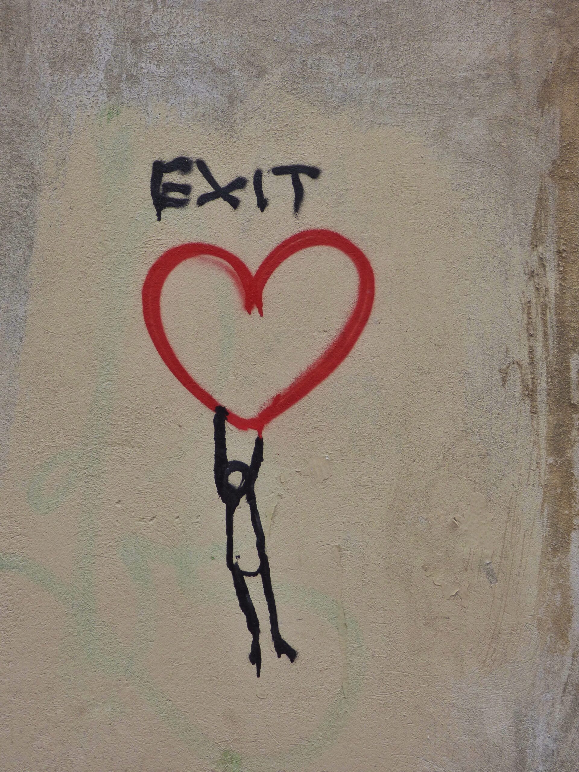 stickman heart exit